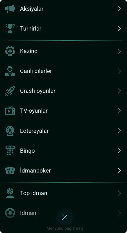 Oyun menyusu 2.1 versiyasına
